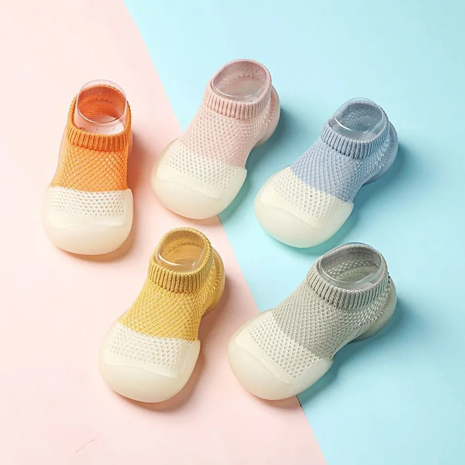 Chaussures antidérapantes pour bébé - Bicolore