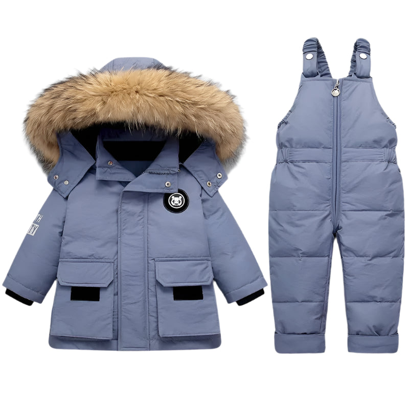 Ensemble Manteau et Combinaison Confortable Enfants