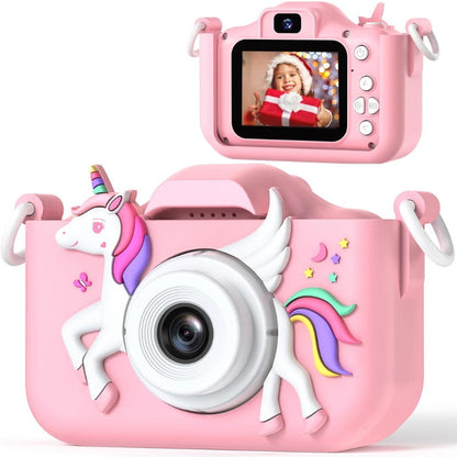 Appareil photo numérique enfant Licorne pour filles 1080p l 3, 4, 5, 6 ans