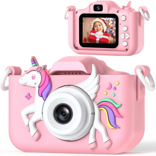 Appareil photo numérique enfant Licorne pour filles 1080p l 3, 4, 5, 6 ans