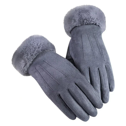 Roos - Gants en daim tendance au look moderne