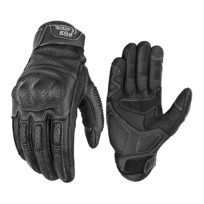 Gants de Motocross Vintage en Cuir