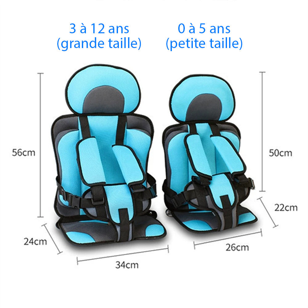 Siège auto de sécurité pour enfant - Multiusage et portable