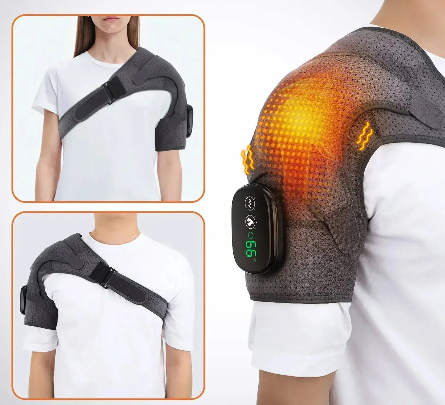 HeatRelief Shoulder Brace - Epaulière chauffante pour le soulagement de la douleur et la récupération