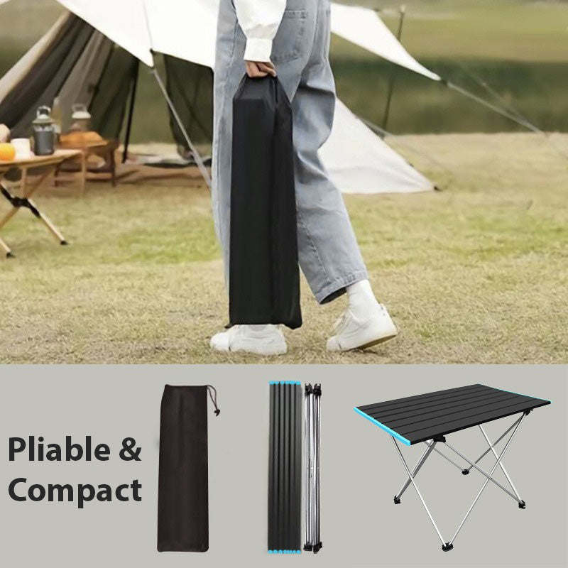 Table de Camping Pliable Robuste et Légère