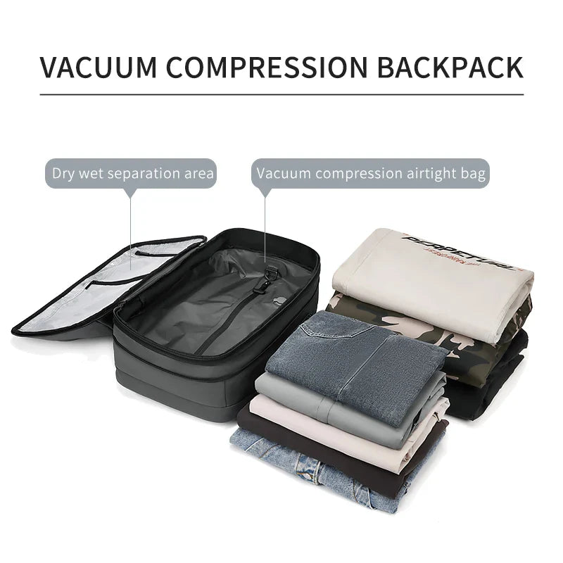 Sac à Dos Compression Sous Vide 17" - Grande Capacité, Imperméable