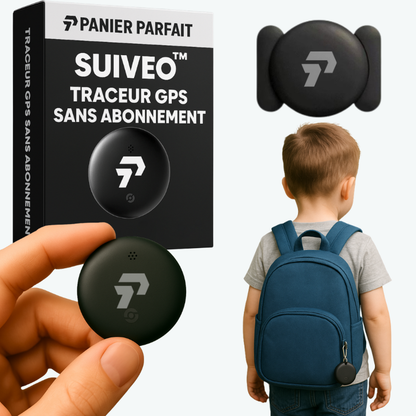 Suiveo™ – Traceur GPS Enfant Sans Abonnement, Compatible Android & iOS