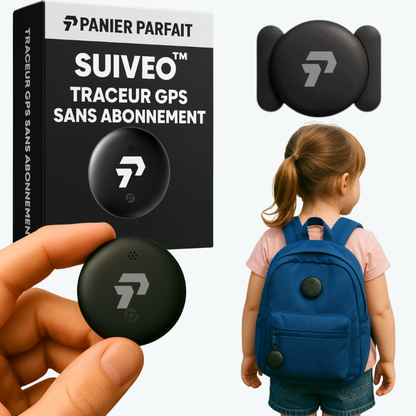 Suiveo™ – Traceur GPS Enfant Sans Abonnement, Compatible Android / iOS