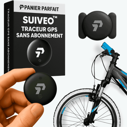 Suiveo™ – Traceur GPS Vélo Sans Abonnement, Compatible Android & iOS