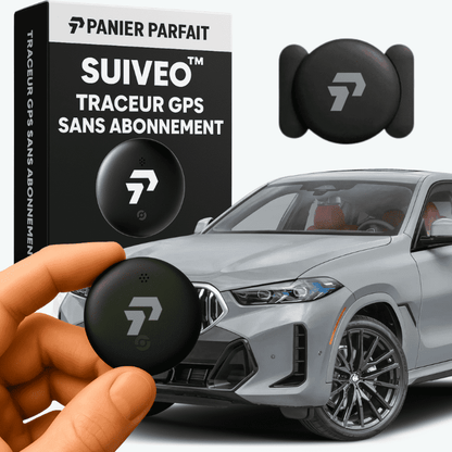 Suiveo™ – Traceur GPS Voiture Sans Abonnement, Compatible Android & iOS