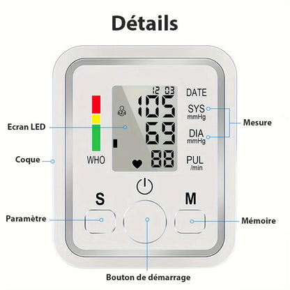 Tensiomètre pour le Bras avec Affichage Électronique