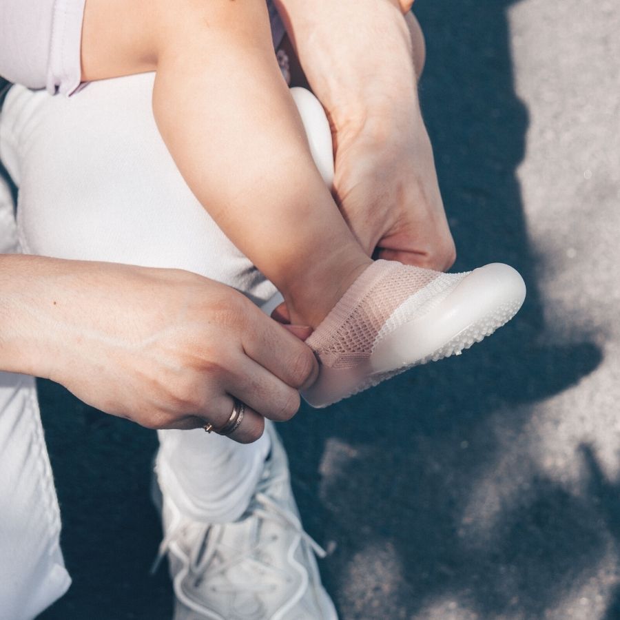 Chaussures antidérapantes pour bébé - Bicolore