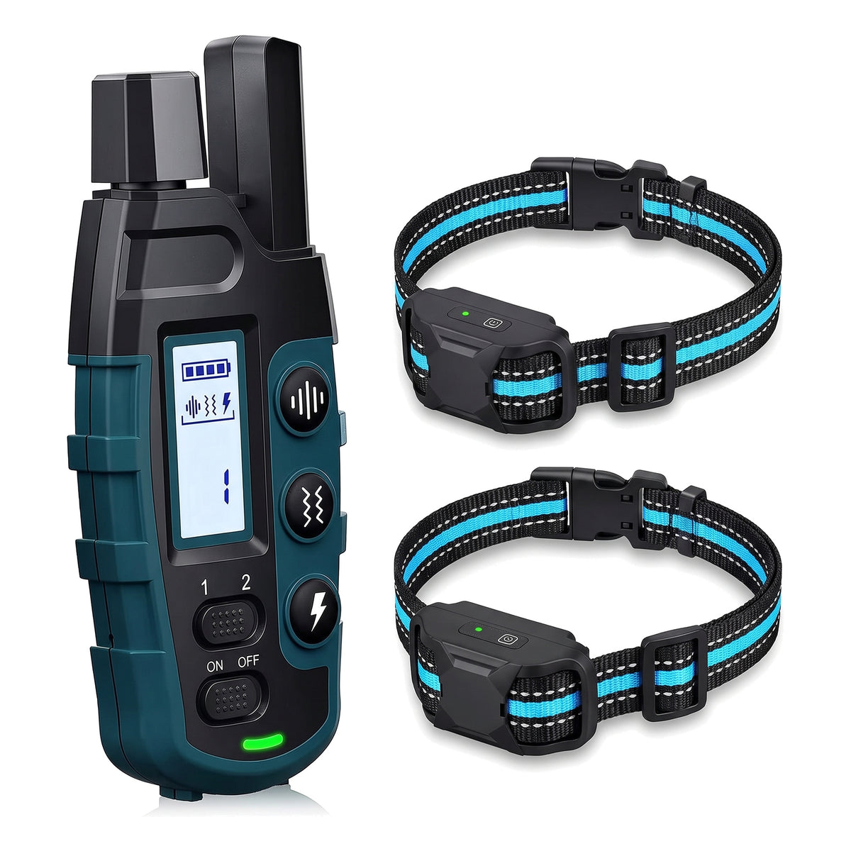 Collier de Dressage pour Chiens Premium 1000m - Étanche et Rechargeable