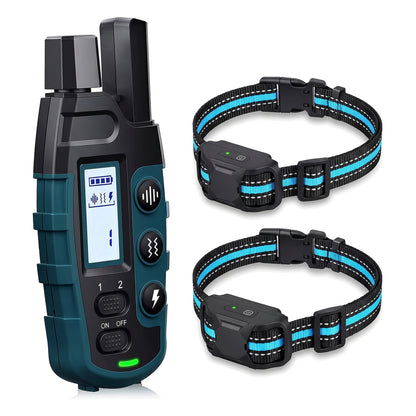 Collier de Dressage pour Chiens Premium 1000m - Étanche et Rechargeable
