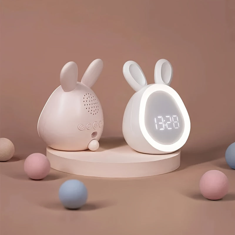 Réveil mignon BunnyGlow avec veilleuse