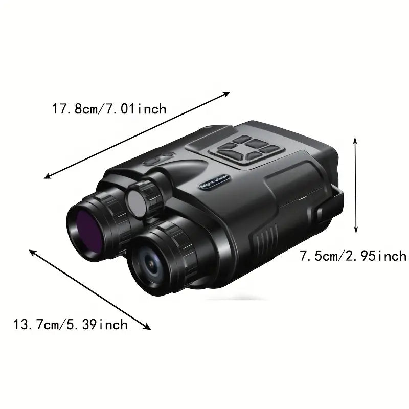 Monoculaire à Vision Nocturne Infrarouge 8x Zoom | Jumelles avec Batterie Intégrée de 5000mAh