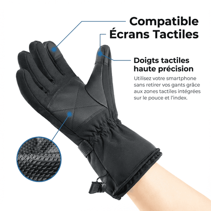 WarmTech - Gants Chauffants Rechargeables