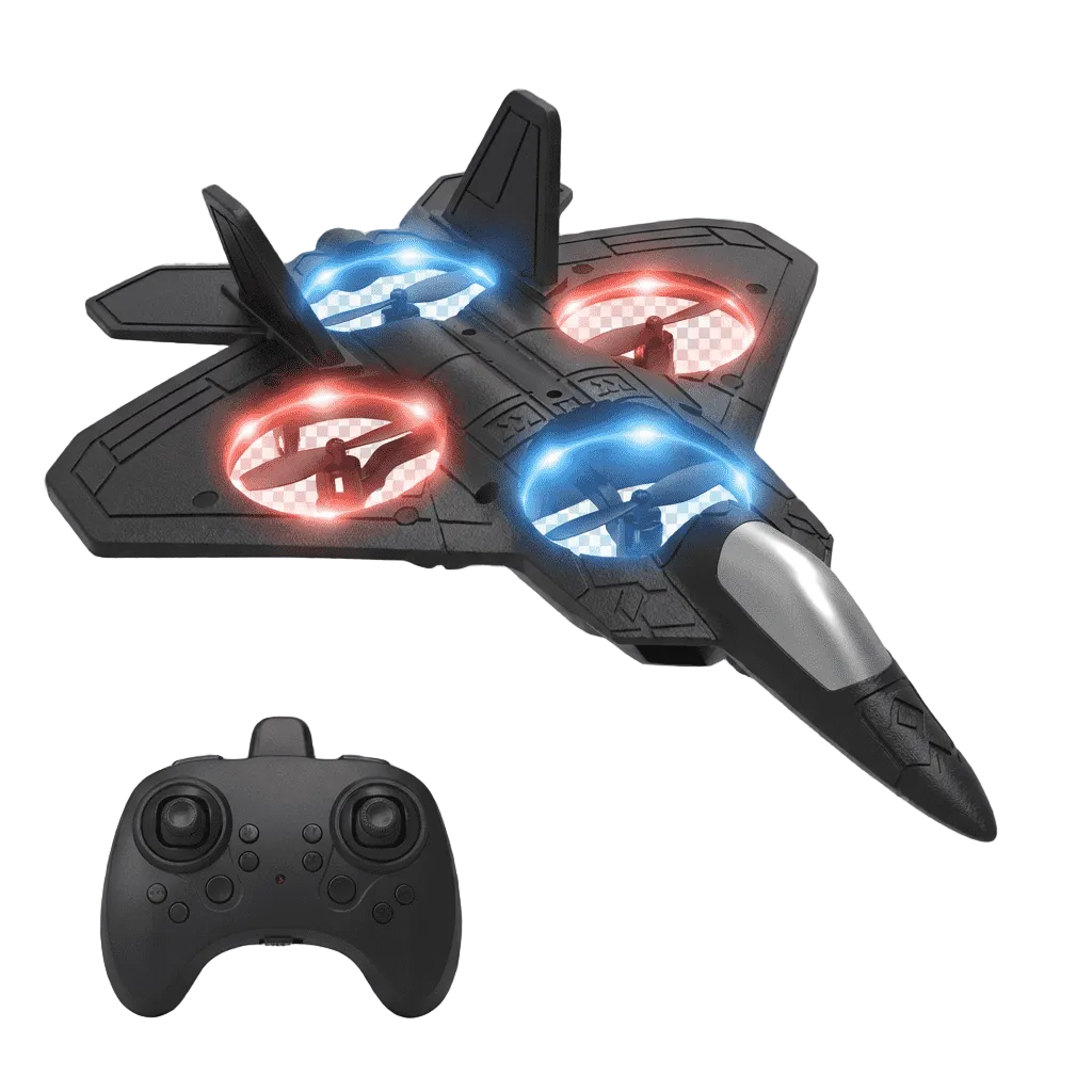 Avion télécommandé avec lumière l Garçons et filles 6, 8, 10, 12+ ans