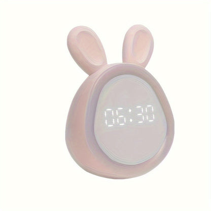 Réveil mignon BunnyGlow avec veilleuse