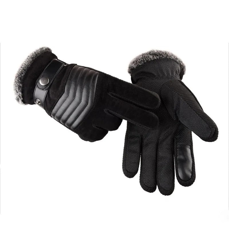 Gants en cuir décontractés pour hommes