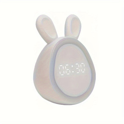 Réveil mignon BunnyGlow avec veilleuse