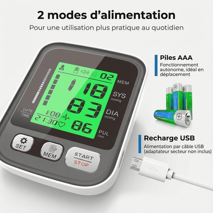 VitalScan Pro – Tensiomètre Bras Électronique