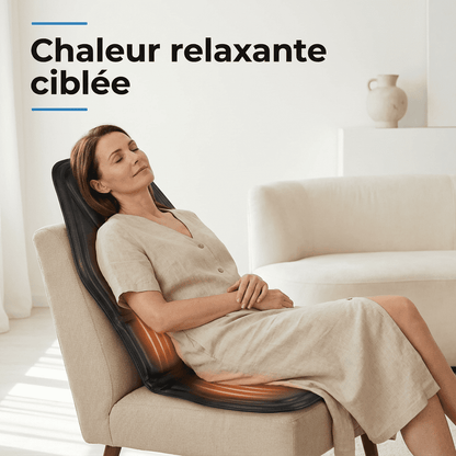 Coussin Massage Shiatsu Chauffant Pour Maison, Bureau et Voiture