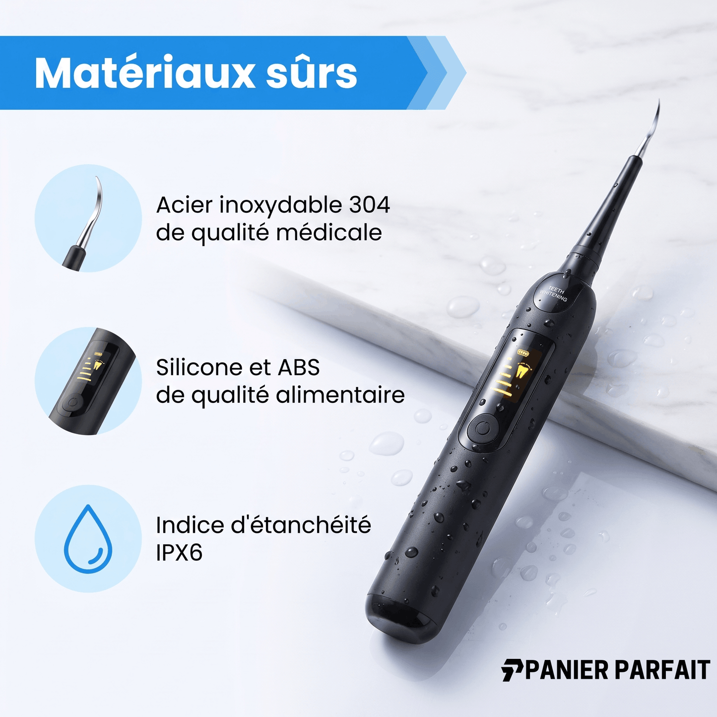Détartreur Dentaire Professionnel Électrique - Blanchiment Dentaire