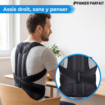 Correcteur de Posture avec Soutien Lombaire Intégré