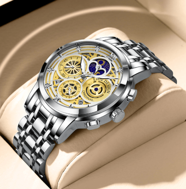 Montre chronographe de luxe pour hommes