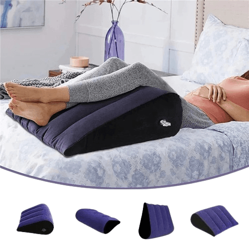 Coussin de Voyage Gonflable Multifonctionnel
