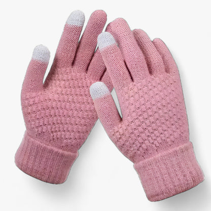 Sophie - Gants d'hiver chauds avec écran tactile et stretch