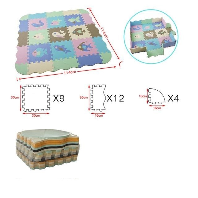 Tapis de Jeu Puzzle pour Bébé