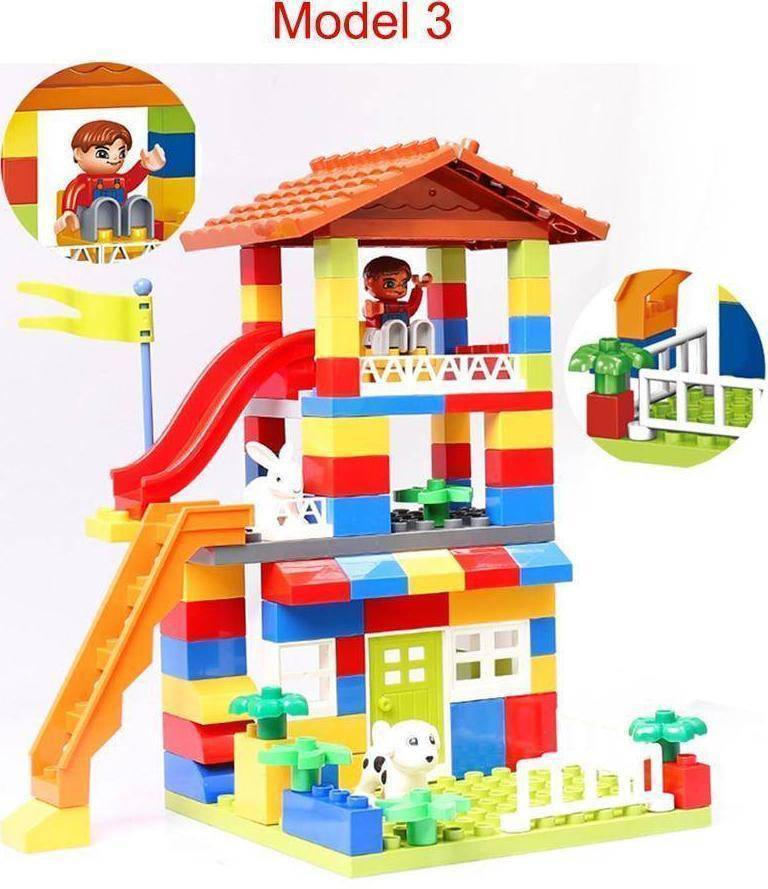 Château De Lego Coloré Pour Les Enfants