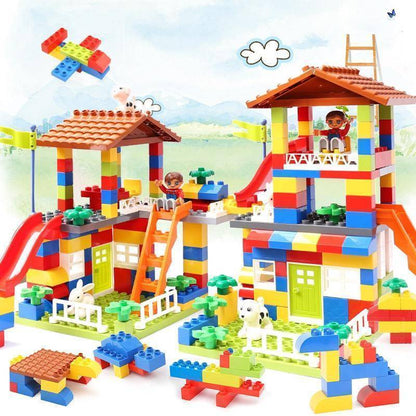 Château De Lego Coloré Pour Les Enfants