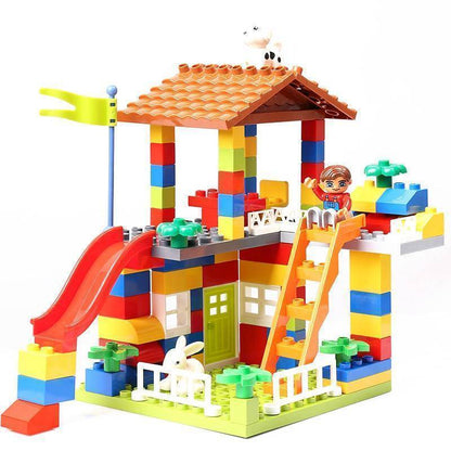 Château De Lego Coloré Pour Les Enfants