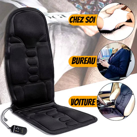 Coussin Massage Shiatsu Chauffant Pour Maison, Bureau et Voiture