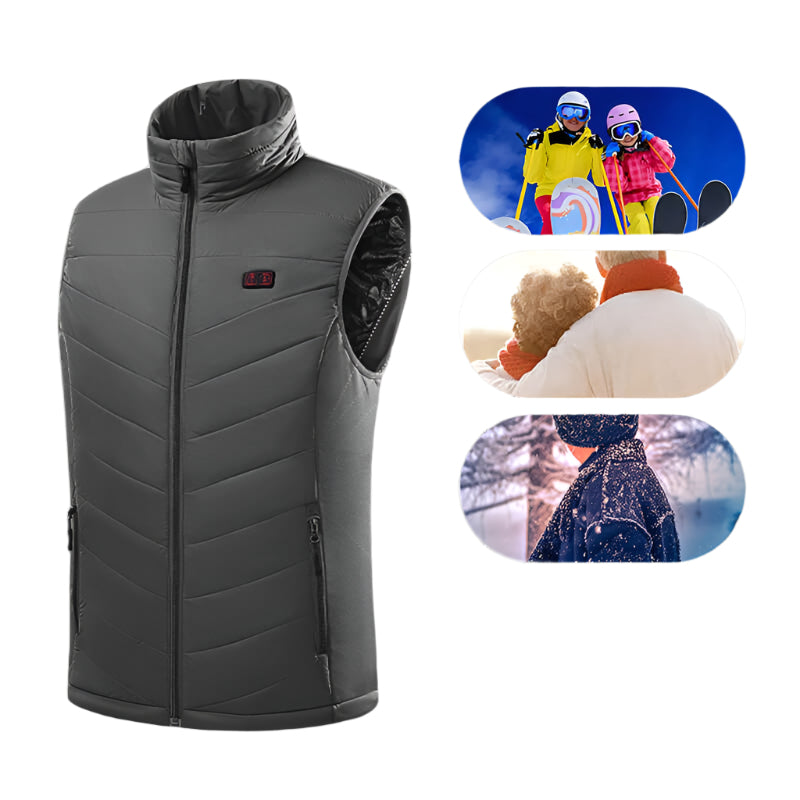 Gilet Chauffant Électrique - Idée Cadeau Pratique et Attentionnée pour Vos Proches