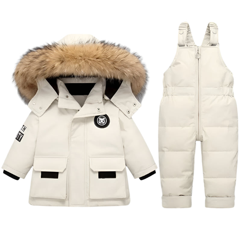 Ensemble Manteau et Combinaison Confortable Enfants