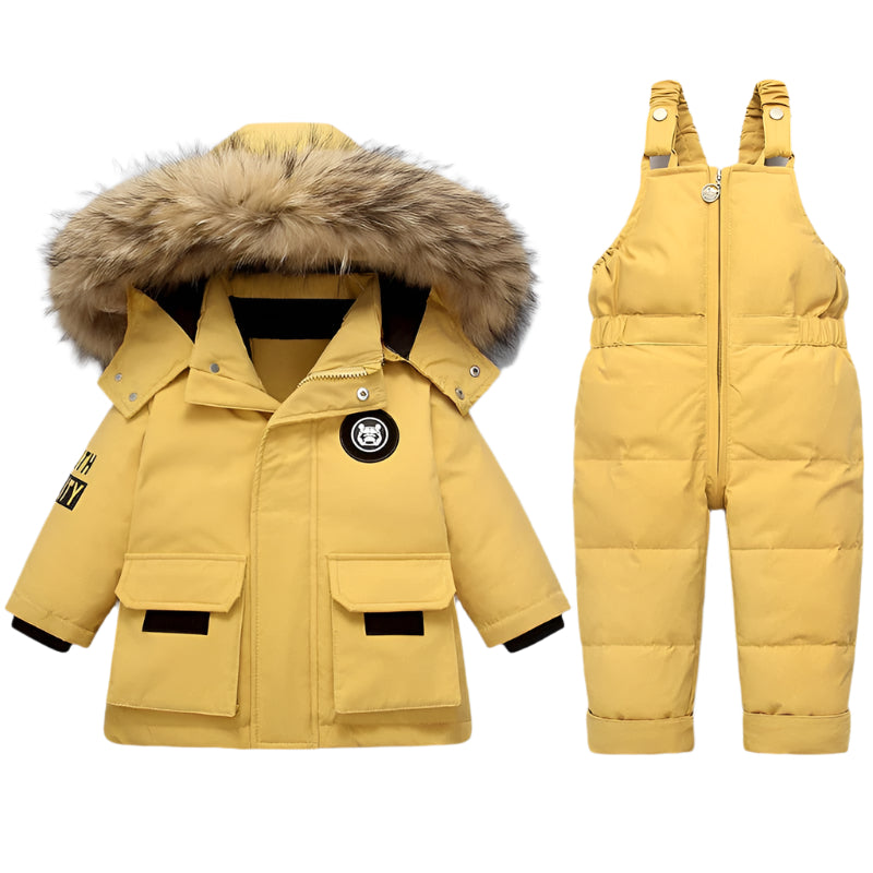 Ensemble Manteau et Combinaison Confortable Enfants