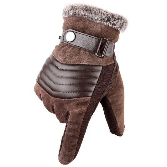 Gants en cuir décontractés pour hommes