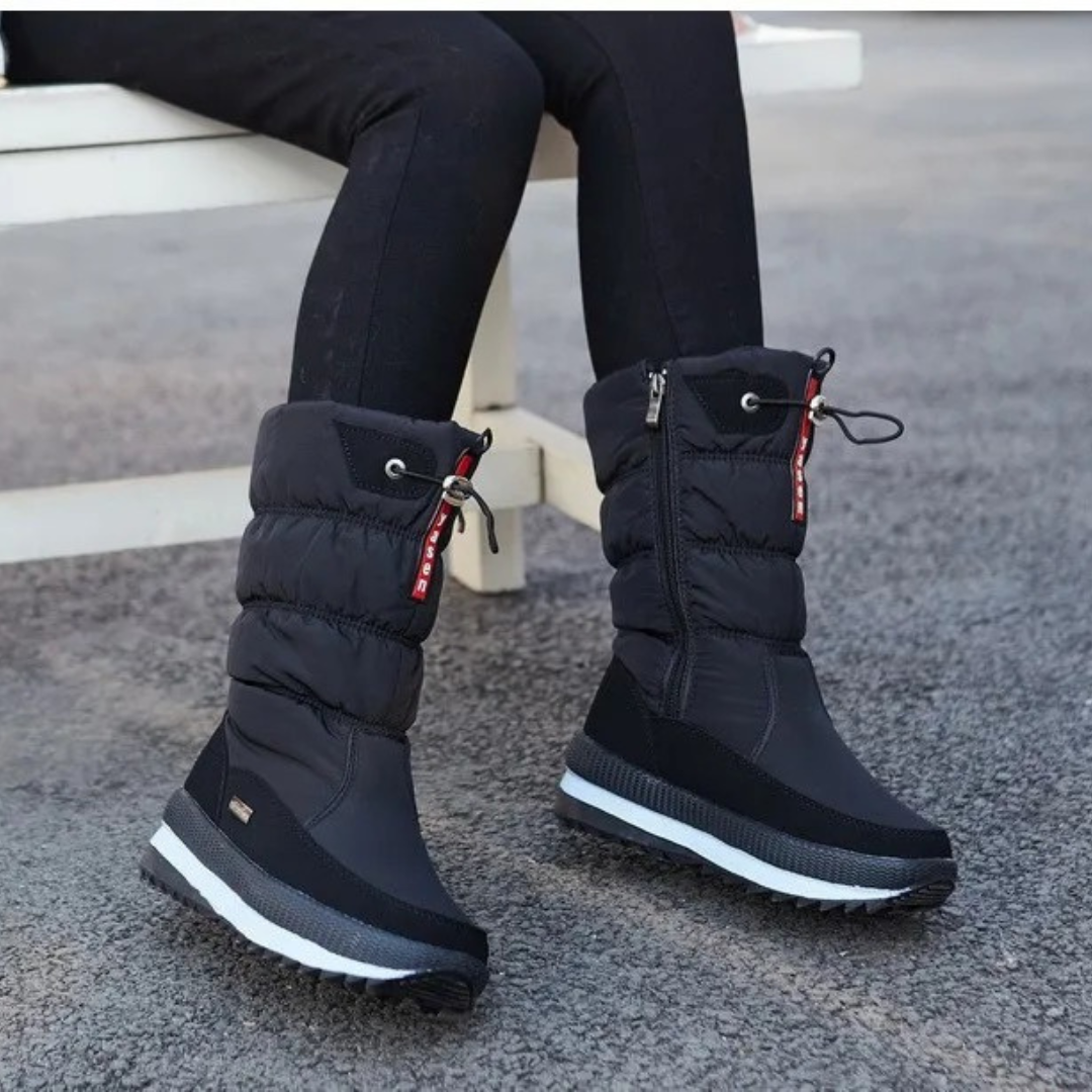 Bottes d'hiver épaisses et pelucheuses pour femmes